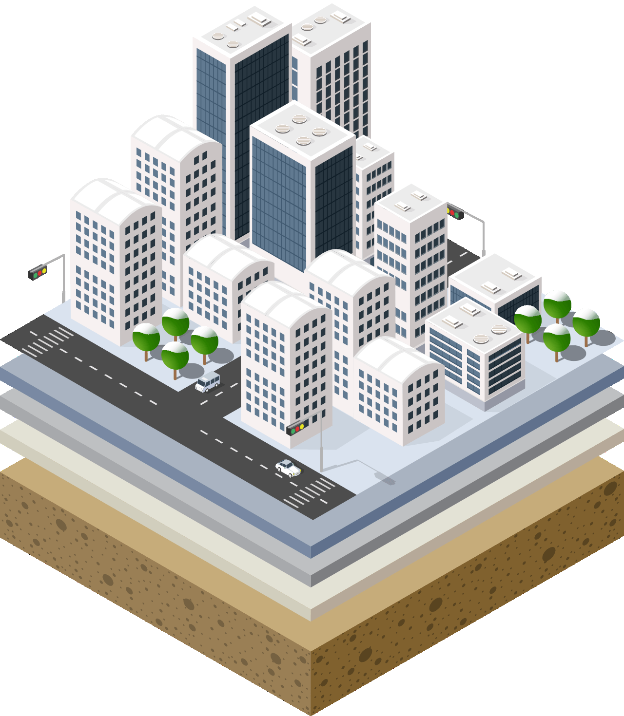 都市のイラスト