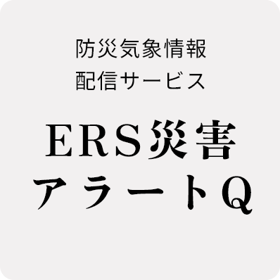 地震に関する警報システム「ERS災害アラート®Q」